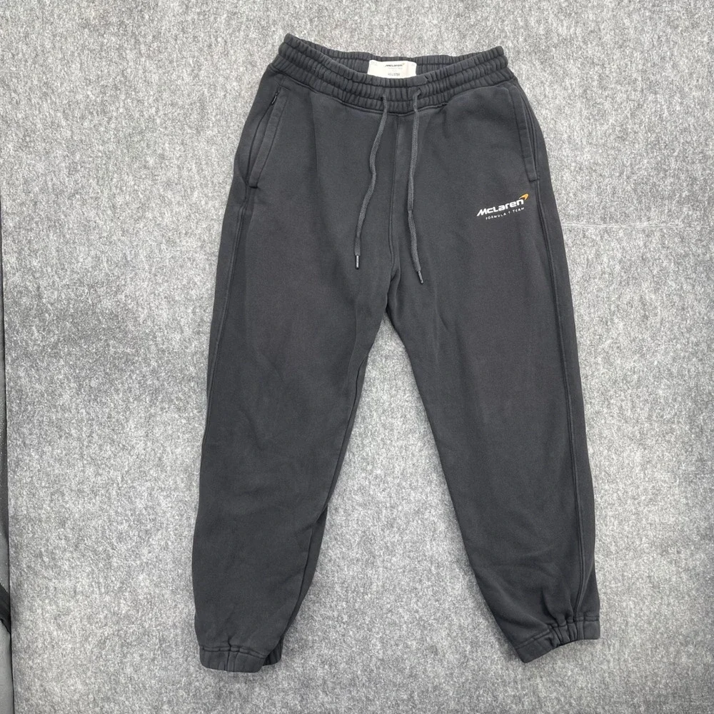 McLaren Formula 1 Mens Sweatpants XS Washed Black Jogger